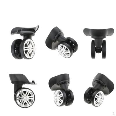 A09 Swivel Dual Roller Wheels Suitcase Luggage Replacement Casters for Travel Resistant and Durable