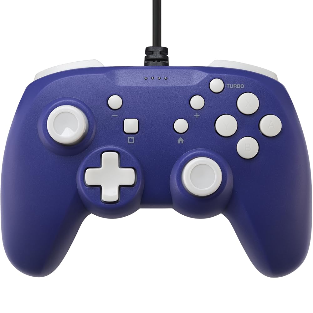 CYBER Retro Style Gamepad 4B Wired Type Switch2 Retro Violet (for / Switch)