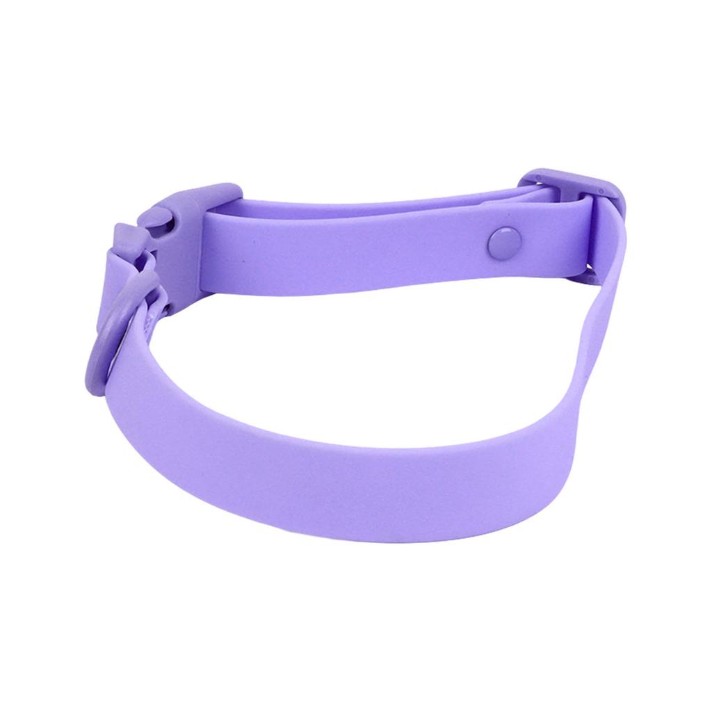 Verstellbares Hundehalsband Wasserdicht Rostfrei Leicht zu Reinigen Weich Flexibel Bequem PVC Hundehalsband für Hunde Katzen Haustiere