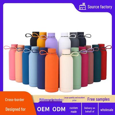 304 Edelstahl Schmale Öffnung Thermos-Wasserflasche für Outdoor-Sportarten
