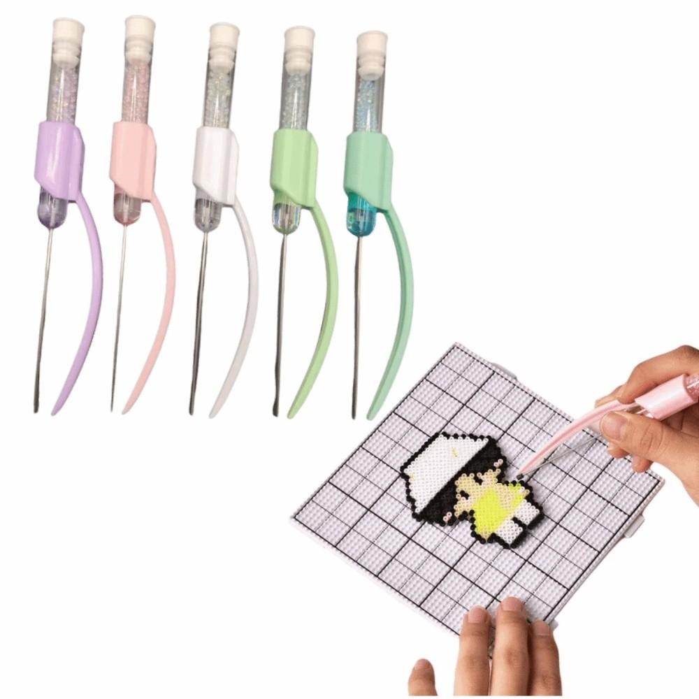 Creative Perler Bead Clips Pen DIY Collage Beans Needle Fuse Beans Tweezer  Handmade Gift