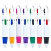 1pcs Press Type Carabiner Buckle Pen Plastic Neutral Pen Portable Ballpoint Pen  Students