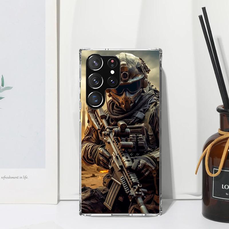 Military Army Special Forces Phone Case For Samsung Galaxy S26 S25 Edge S24 FE S23 S22 Ultra S21 Plus S20 + Art Fundas Back Cove