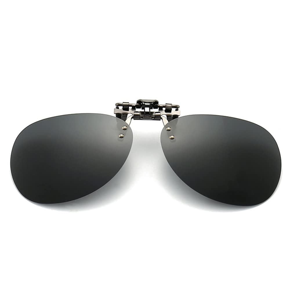 SOXICK Driving UV400 Day and Night for and Golf Clip-on Sunglasses, Color-Changing, Photochromic, Polarized, Clip-on, Ultra-Lightweight, Protection,