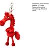 Horse Pendant Plush Material Bag Keychain 2026 Year of Horse Pendant Soft Texture Horse Charm Handbag Decoration