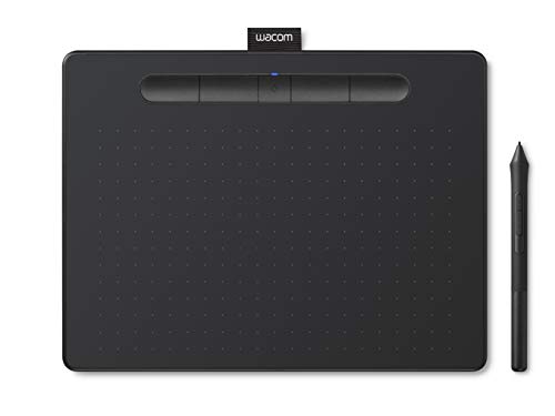 

Графічний планшет Wacom Intuos Medium Wireless з кристалом, чорний, сумісний з Android, включені дані, TCTL6100WL/K0