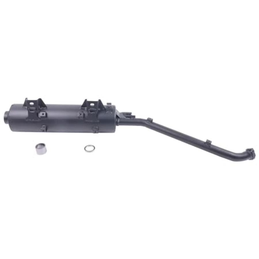 Exhaust Muffler Compatible with Kawasaki Brute Force 750 KVF750A KVF750B KVF750C KVF750D KVF750E KVF750F 4X4 4X4I Carb Injector