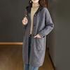 Navava Women Cozy Daily Long Sleeve Hooded Knit Cardigan Nk3217