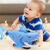Plastic Swinging Shark Toy Light Swaying Fish Toys Crawling Interactive Shark Toy  Kids Toddlers