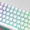Xiaomi 133+ Keys White Side Printed Shine Through Keycaps Cherry Profile Double Shot PBT Keycaps for MX Switches Mechanical Keyboards