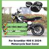 For Scrambler 400 X 2024 Motorcycle Seat Cover 3D Airflow Breathable Mesh Cushion Pad Anti Slip Waterproof Mesh Cushion