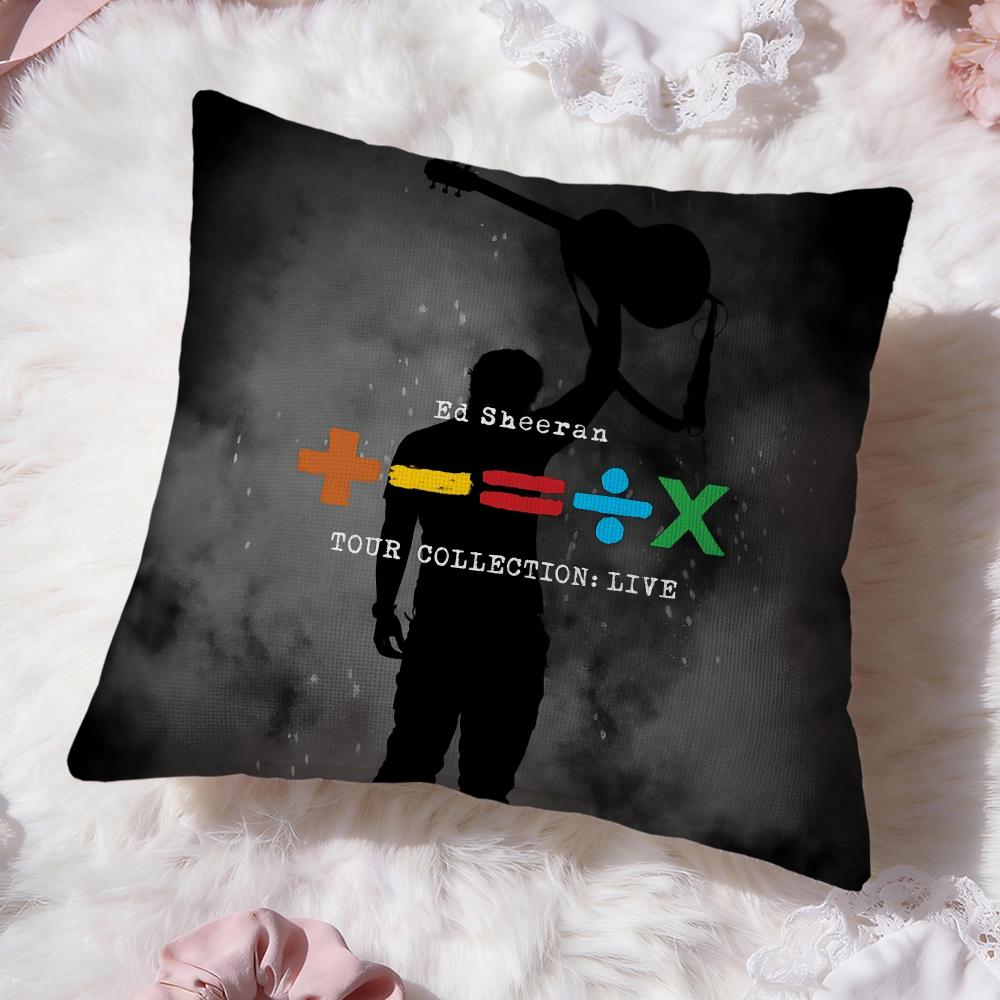 Cute E-EdS S-SheeranS Cushion Cover Premium Comfort Reversible Pillow Cove -Two in One Design for Any Room & Car Interior