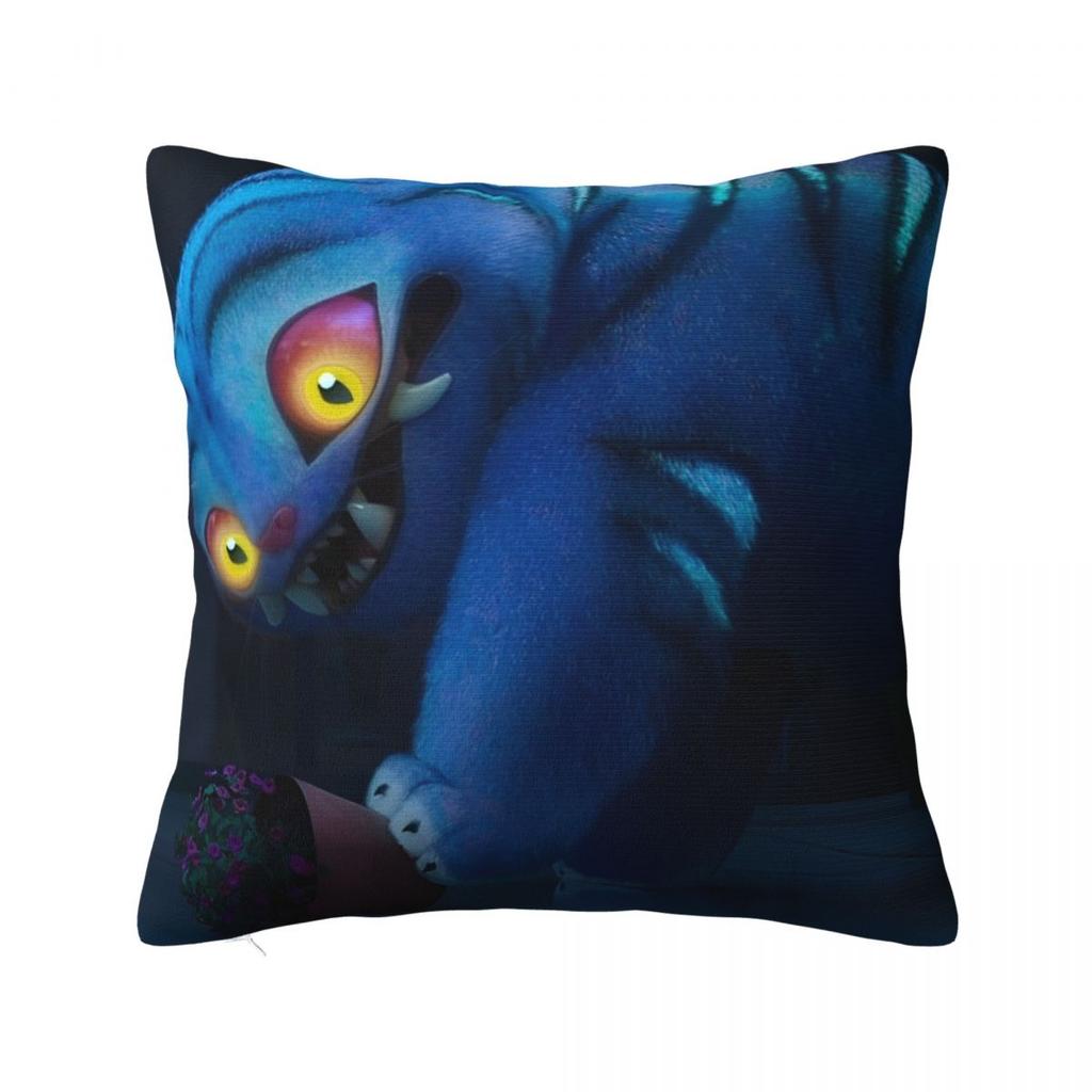 Kpop Demon Hunters Huntrix Pillow Covers Printed Cushion Cover Decorations 2025 Movie Derpy Tiger Throw Pillow Case Cover Home