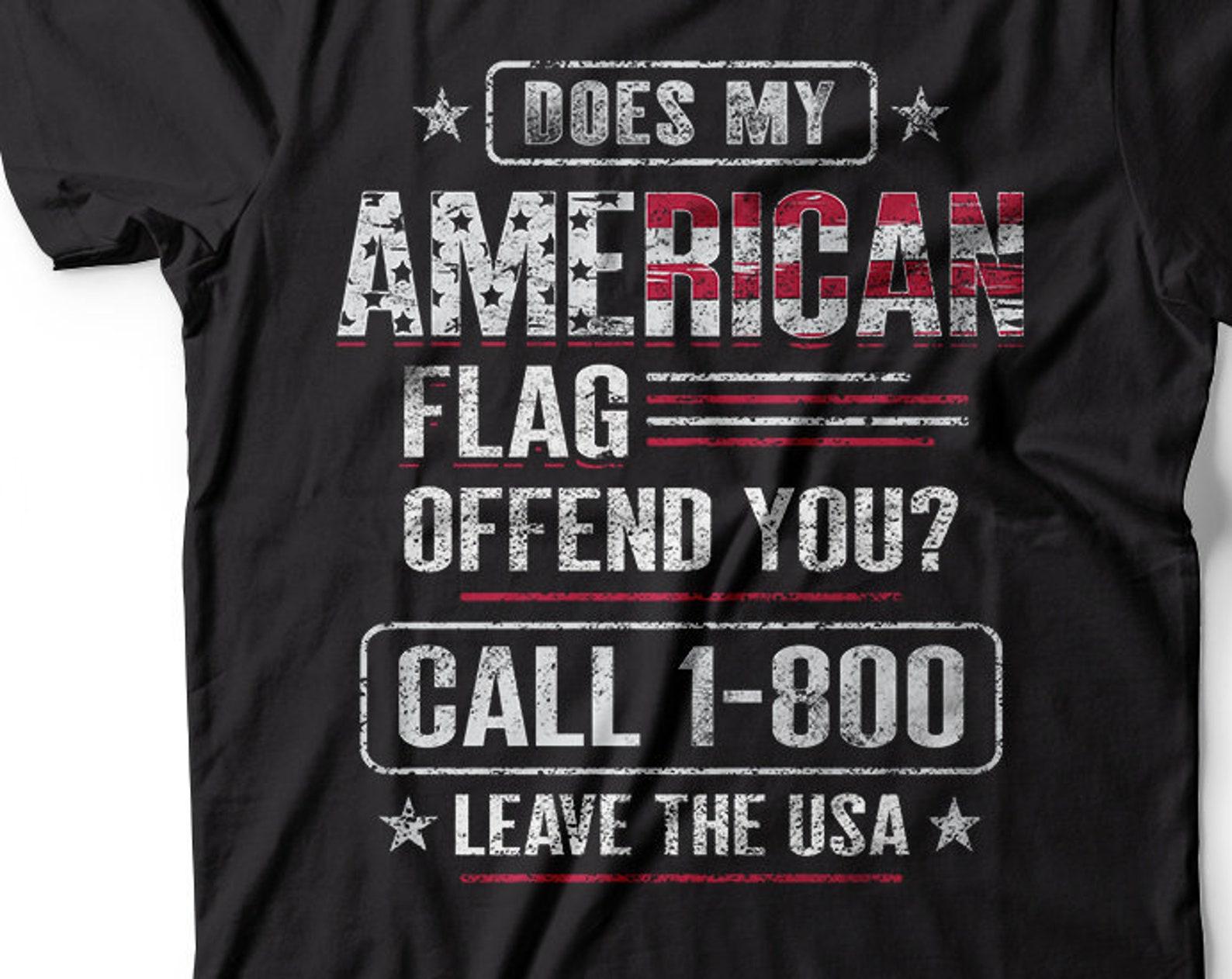 American Flag T-Shirt: Patriotic USA 4th of July Gift M