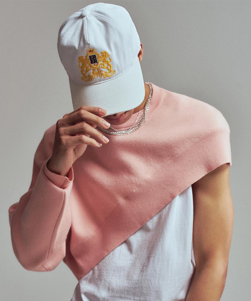 ERER Lion 5-Panel Cap White