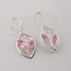 Pink Morganite Gemstone Sterling Silver Handmade Earring, 925 Silver Jewelry For Mother/Wife, Dangle Earring, New Year Gift CE-24-10