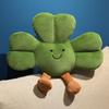 New Simulated Clover Doll Stuffed Plush Toy Cartoon Anime Plants Cute Pillow Children'S Birthday Gift Fun Doll