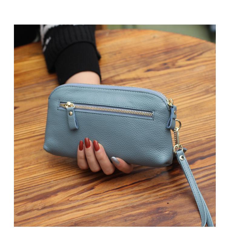 Women's Honeybee Shell-Shaped Long Clutch Wallet