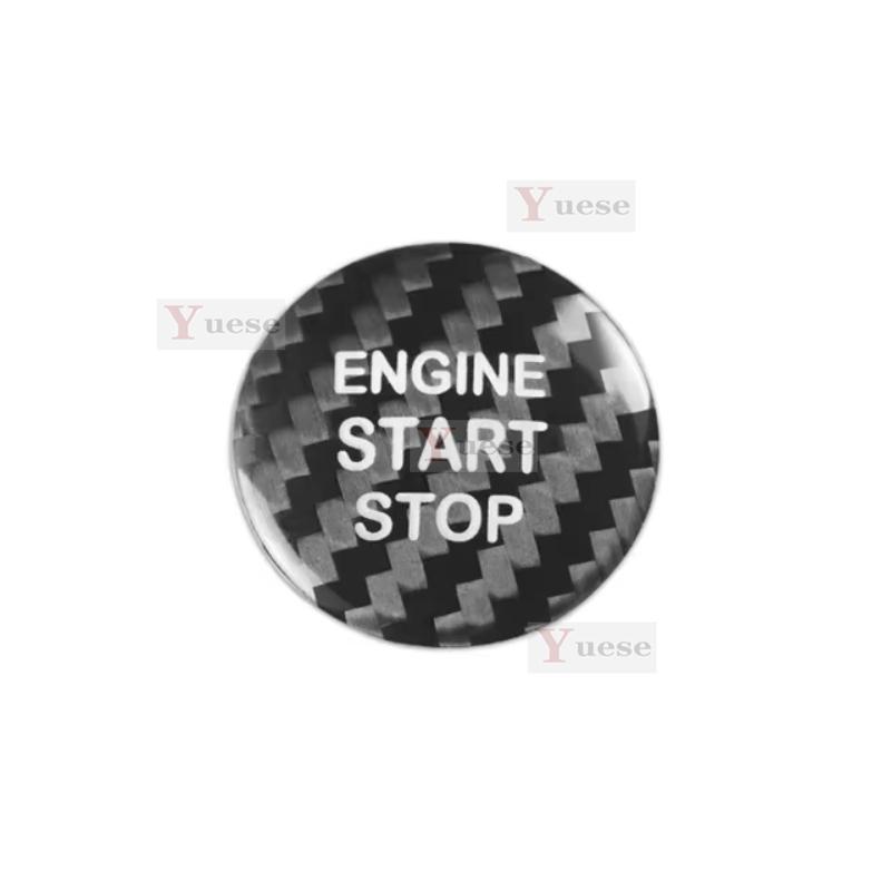 For Toyota 86 GT86 Car Engine Start Stop Button Cover Real Carbon Fiber Sticker 2012 2013 2014 2015 2016 2017 2018