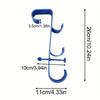 Adjustable Pool Pole Bracket Clothing Hanging Multi-functional Telescopic Pole Hanger Plastic Pool Hook Holder Pool Tool Storage