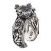 Artemis Kings Rose Ring with White Free Silver and 925 Silver Ring Topaz, Size, AKR0063, Accessory, Men's Women's Jewelry,
