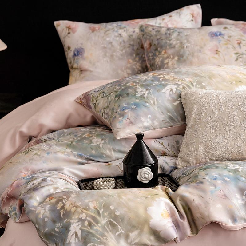 New  Luxury 100% Tencel Bedding Sets - High - Density, High - Count for 1.5m/1.8m/2.0m Beds