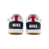 Nike Court Borough Low top Skateboard Shoes White Blue Red Infant And Toddler 870029-105