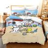 NEW Anime S-Snoopy Bedding Set Cartoon Children Bedroom Quilt Cover Boy Girl Bedclothes Single Double King for Teens Best Gifts