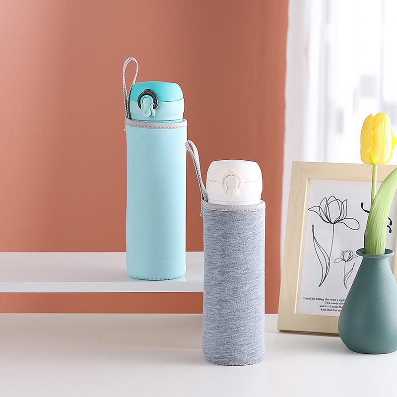 360ml Portable Neoprene Vacuum Cup Sleeve Water Bottle Cover Insulator Sleeve Bag Glass Bottle Case Pouch Sport Camping Accessor