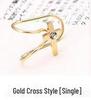 Korean Pearl and Diamond Star Ear Cuffs - U-Shaped Temperamental Stud Earrings