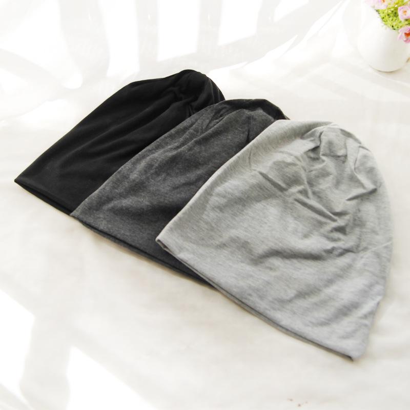 Postpartum Korean Style Graffiti Beanie – Women's Autumn/Winter Turban Hat & Unisex Headscarf