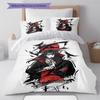 Cartoon-Muster Bettwäsche Steppbett-Set Bettbezug Kissenbezug Heimdekoration Geburtstagsgeschenk (1 Bettbezug + 2 Kissenbezüge, ohne Füllung)