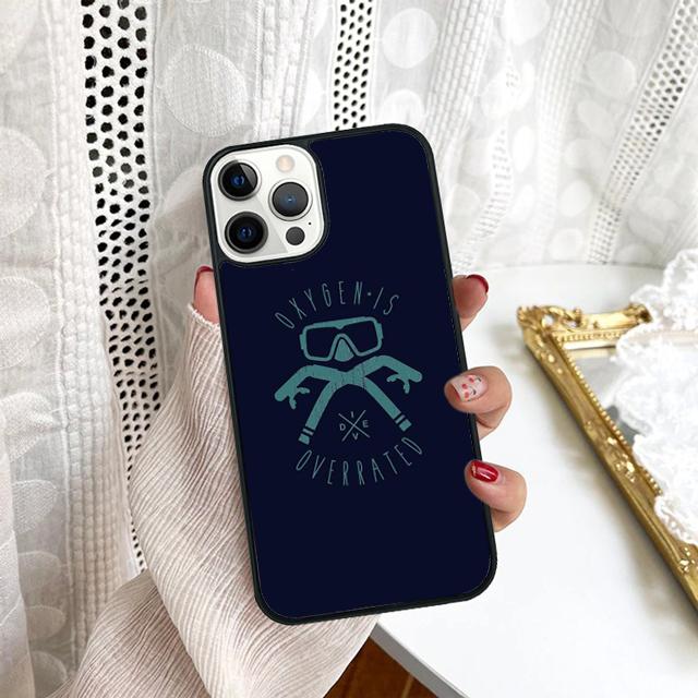 Scuba Diver Underwater Diving Phone Case For Samsung Galaxy S10 S22 S23 S24 Note 10 20 Lite S20 Plus S21 Ultra Back Cover