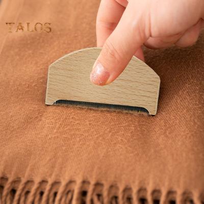 מסרק קשמיר עץ מסיר פלומה לסוודר צמר קשמיר מסיר כדורים בגדים פוך בד מסיר מוך מנקה מסרק מברשת לקשמיר צמר