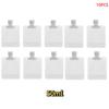 10Pcs 50Ml Travel Storage Bag Portable Packaging Cosmetic Lotion Shower Gel Shampoo Leakproof Refillable Empty Bag