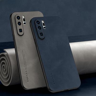 Měkké pouzdro z ovčí kůže pro Huawei Y9S Y8P Y6P Y9 Prime Y7 2019 P Smart Z 2021 P20 P30 P40 Lite P50 P60 Pro P10 Nárazuvzdorná pouzdra
