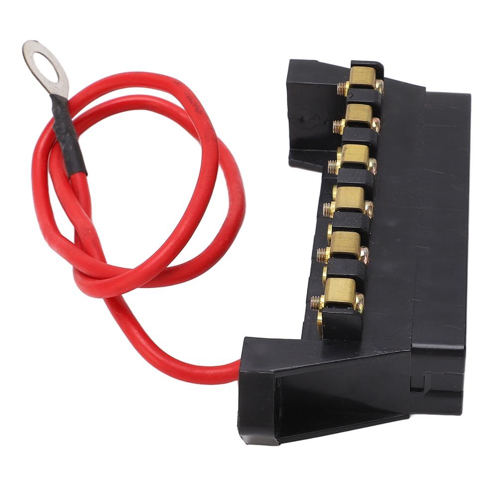 1 in 6 Out Fuseing Block 6 Way Distribution Block Universal Fit Fuseing Box  Automotive