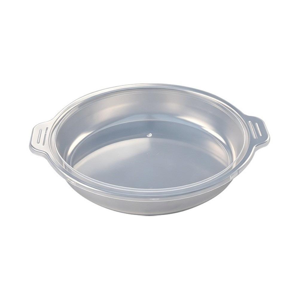 Round Shape Meal Prep Tray Stainless Steel Food Storage Container Snack Storage Box  Kitchen Tool