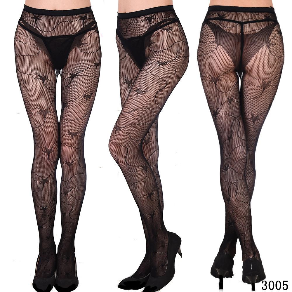 Sexy Lace Fishnet Tights With Floral And Geometric Patterns For Youth
