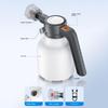 2L Electric Car Wash Foam Sprayer Self-priming Rechargeable Air Pressure Sprayer Auto 75 Degree Fan-shaped Foam Output Bottle
