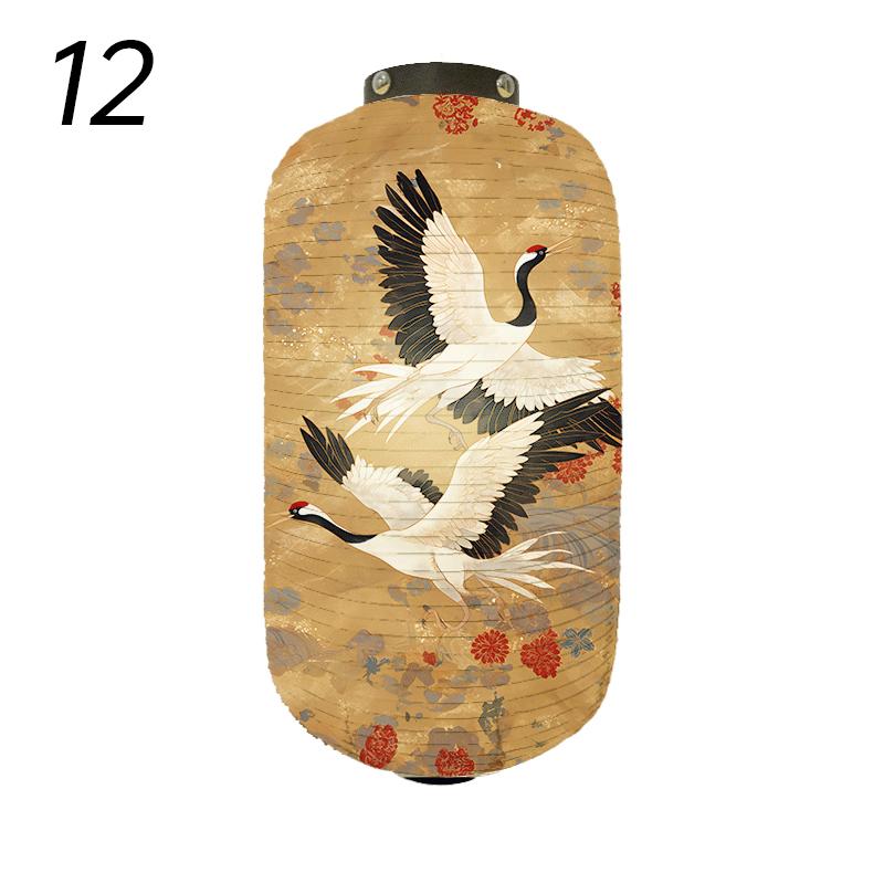 Japanese Style Traditional Cloth Lantern Crane Izakaya Sushi Restaurant Decor Signboard Party Festival Outdoor Decor Lantern