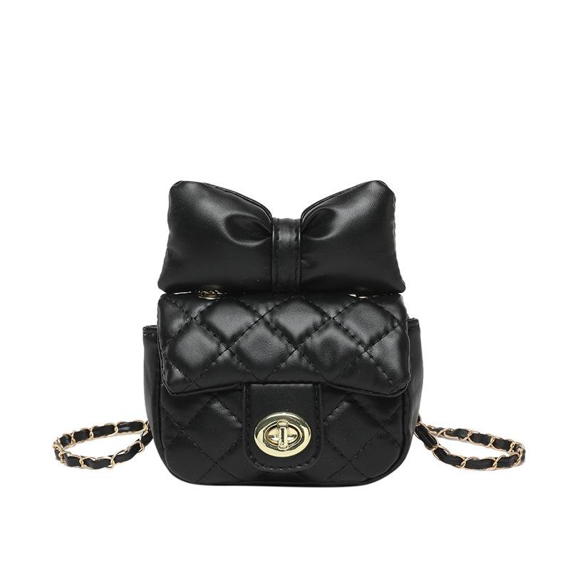 Korean Version of Simple and Cute Bow Embroidery Thread Chain Change Bag Trendy Women's Bag 2025 New Spring Shoulder Messenger Bag