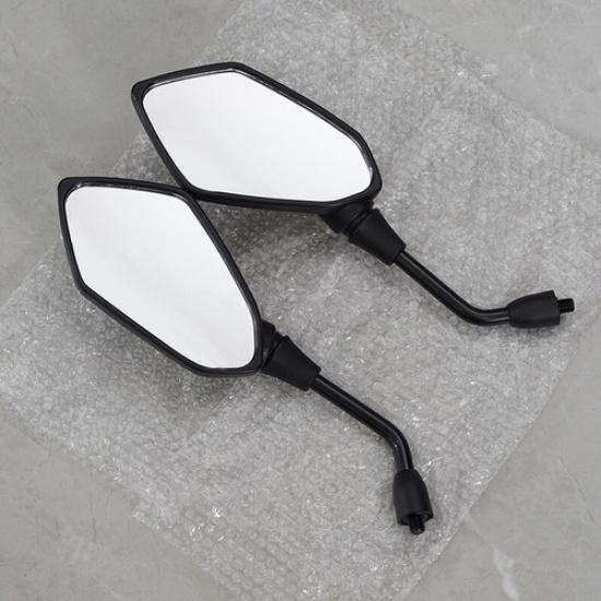 2x 7/8" Motorcycle Rear View Side Mirrors For Suzuki Honda ATV Bike Handle Bar