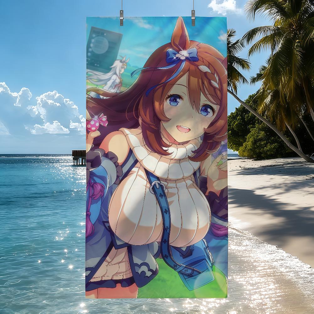 Anime Umamusume Pretty Derby Super Creek Schnelltrocknende Strandtücher Sind Geeignet Für Schwimmbäder Camping Yoga Und Das Fitnessstudio