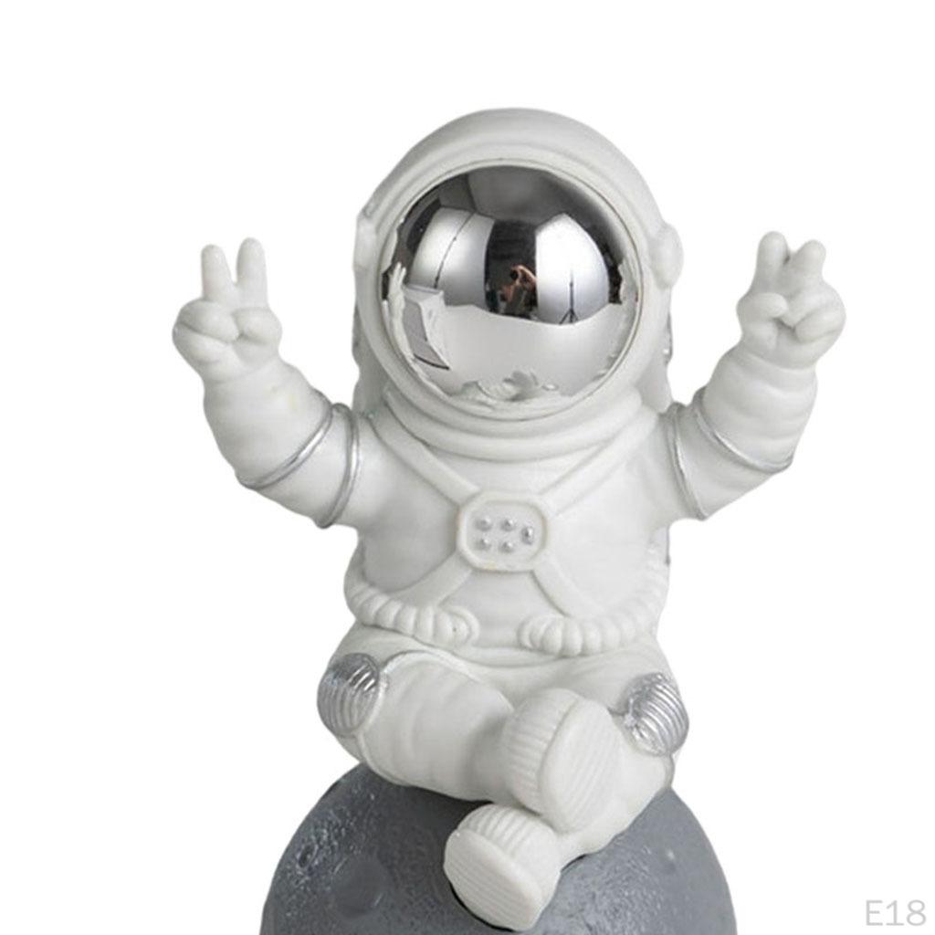 Astronaut Resin Figurines - Space Explorer Sculptures for Home Decor