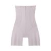 High Waist Jacquard Zipper Hip Lifting Tummy Control Plus Size Seamless Boyleg Shaper Panties for Women