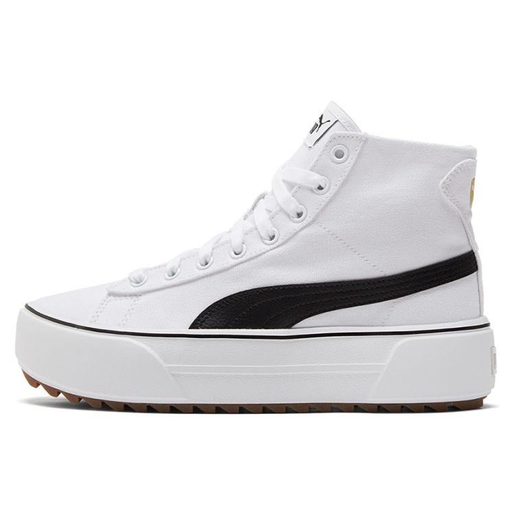 (WMNS) PUMA Kaia Mid CV White Black Women s 384409-01 EU 37