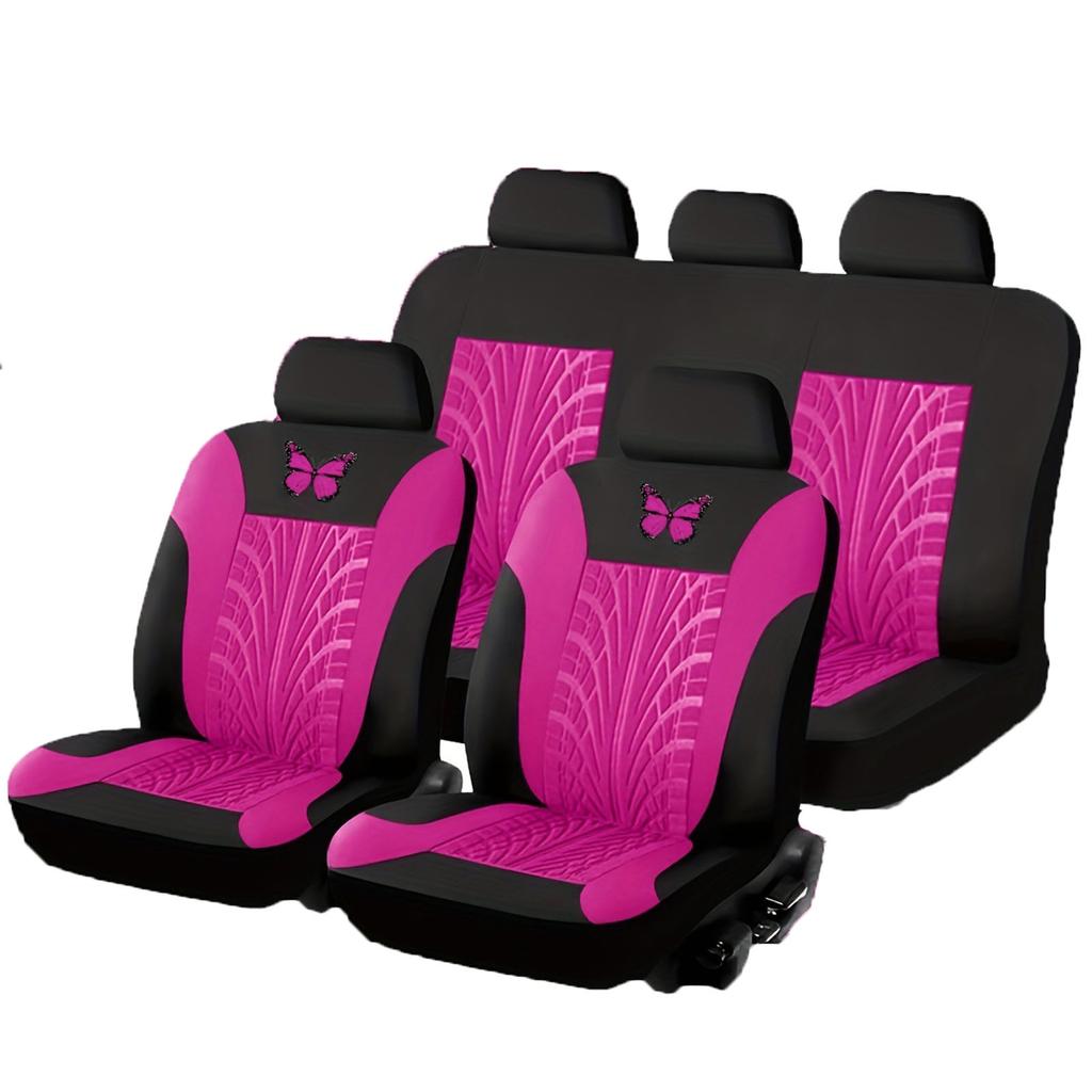 Four-piece Universal Car Seat Cover, Embroidered Car Seat Protector, Car Interior Accessories, And Stylish Car Seat Cover