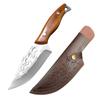 Handmade Forged Boning Knife Stainless Steel Kitchen Knife Meat Butcher Cleaver Slaughter Chef Cooking Knife With Cover