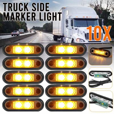 2-10 STÜCKE LED Seitenmarkierungsleuchte Auto Außenlicht Wasserdichte Blinkleuchte Bus LKW LKW LED Blinker Anhängerleuchte Hintere Seitenleuchte